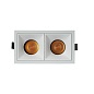 ART-SQ-180x2 LED светильник встраиваемый полуповоротный Downlight   -  Встраиваемые светильники 